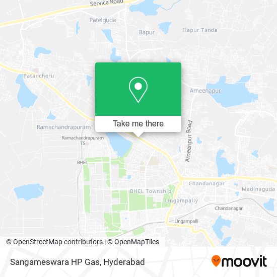 Sangameswara HP Gas map