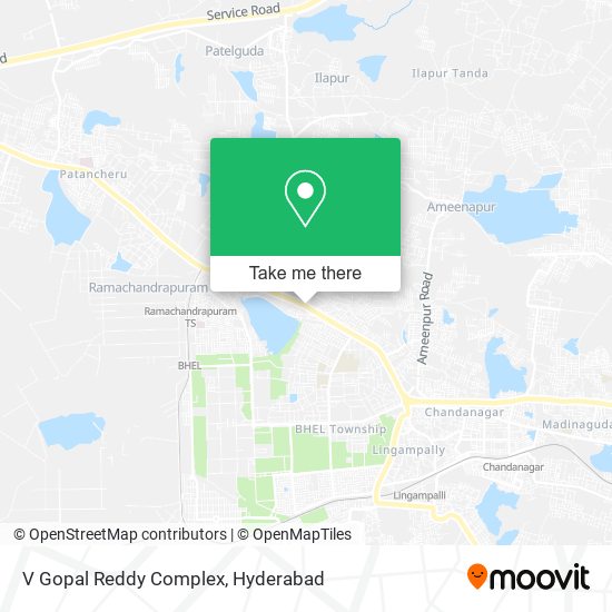 V Gopal Reddy Complex map
