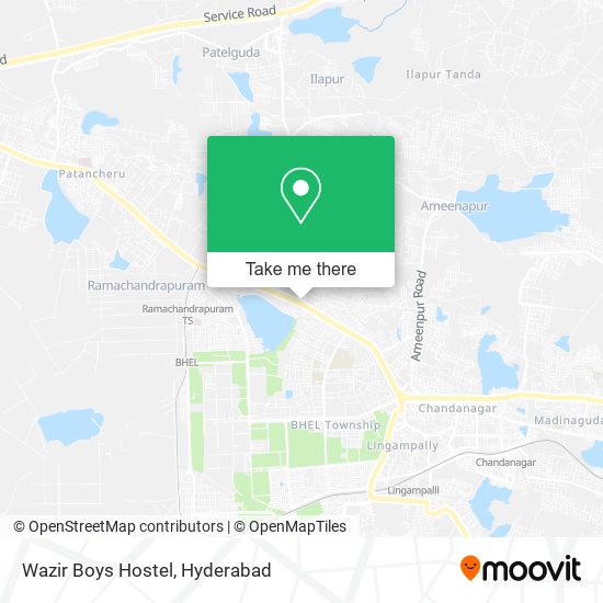 Wazir Boys Hostel map