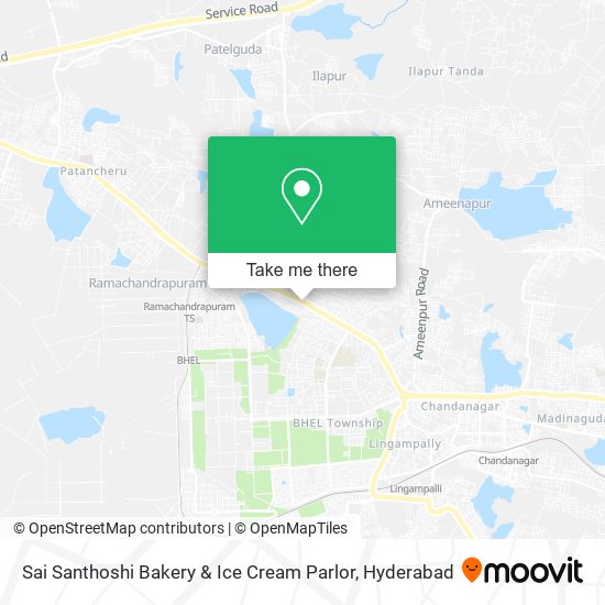 Sai Santhoshi Bakery & Ice Cream Parlor map