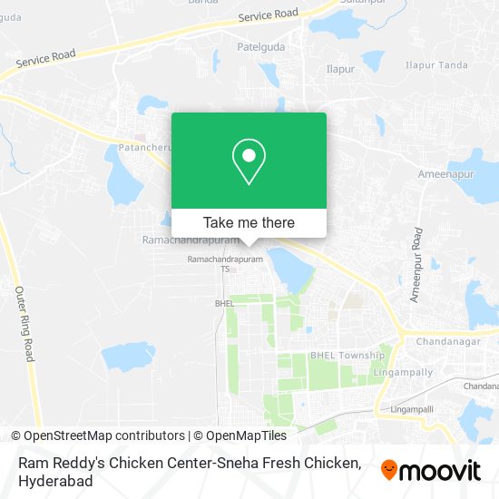 Ram Reddy's Chicken Center-Sneha Fresh Chicken map