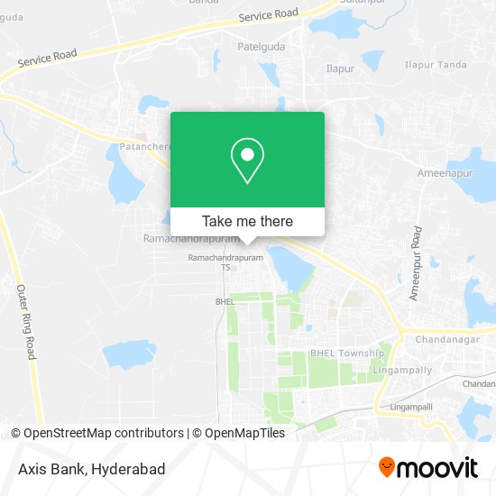 Axis Bank map