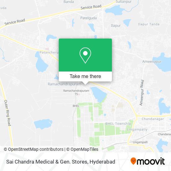 Sai Chandra Medical & Gen. Stores map