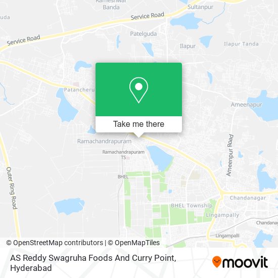 AS Reddy Swagruha Foods And Curry Point map