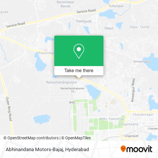 Abhinandana Motors-Bajaj map