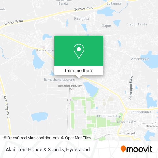 Akhil Tent House & Sounds map