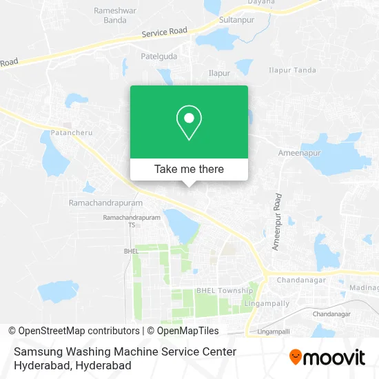 Samsung Washing Machine Service Center Hyderabad map