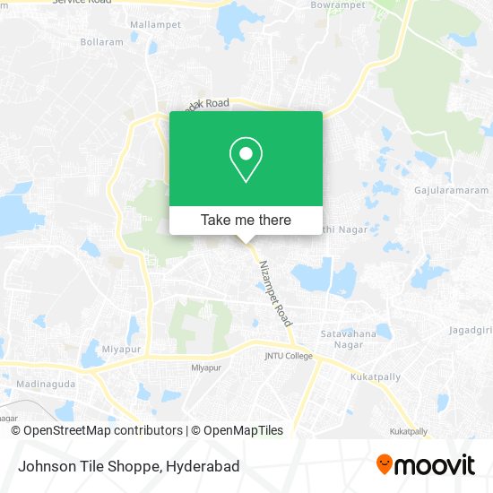 Johnson Tile Shoppe map
