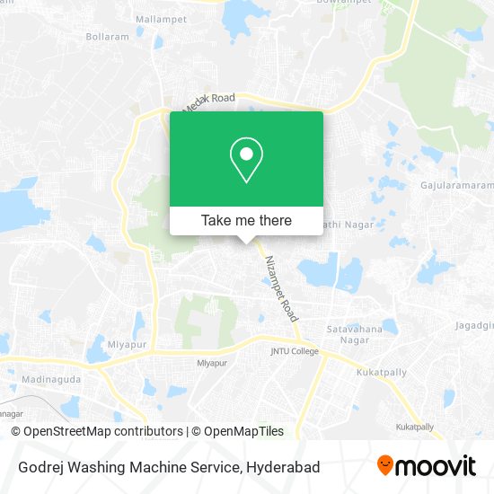 Godrej Washing Machine Service map