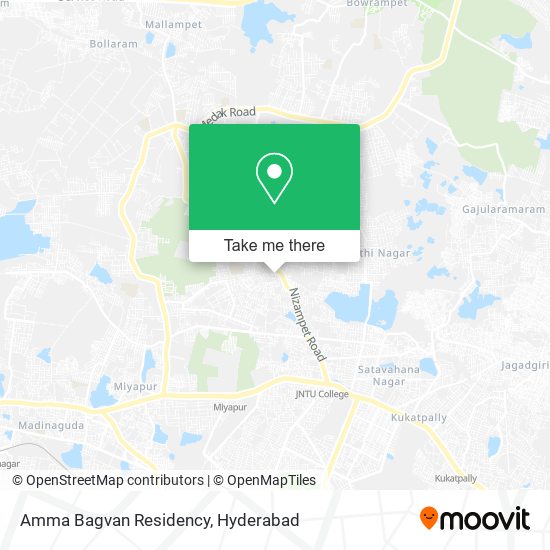 Amma Bagvan Residency map