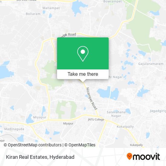 Kiran Real Estates map