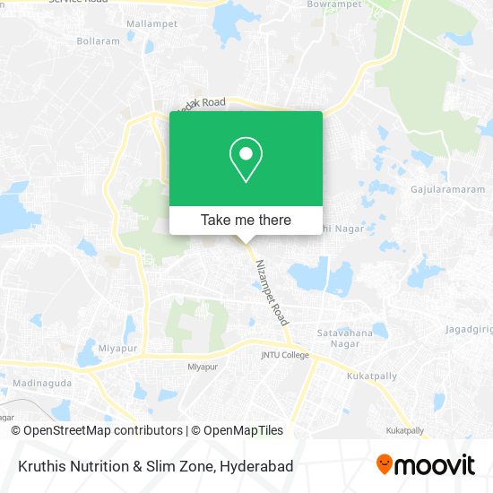 Kruthis Nutrition & Slim Zone map