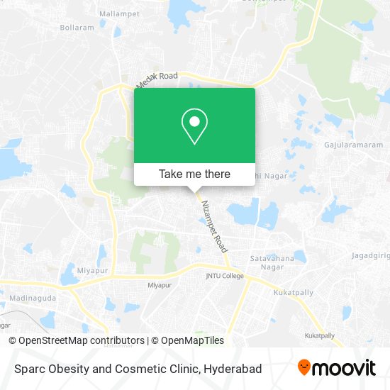 Sparc Obesity and Cosmetic Clinic map