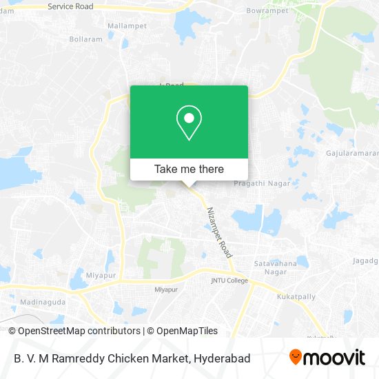 B. V. M Ramreddy Chicken Market map