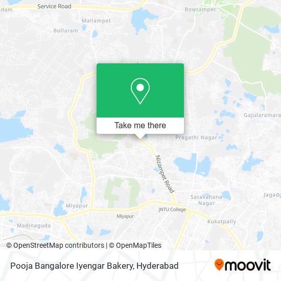 Pooja Bangalore Iyengar Bakery map