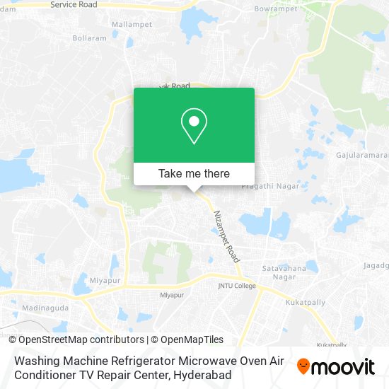 Washing Machine Refrigerator Microwave Oven Air Conditioner TV Repair Center map