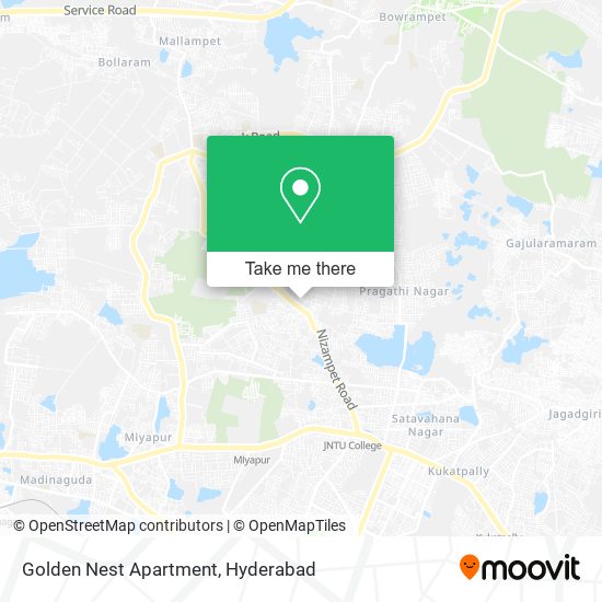 Golden Nest Apartment map