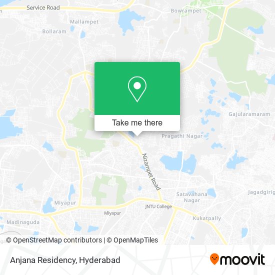 Anjana Residency map