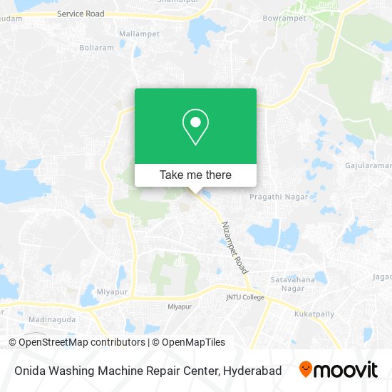 Onida Washing Machine Repair Center map