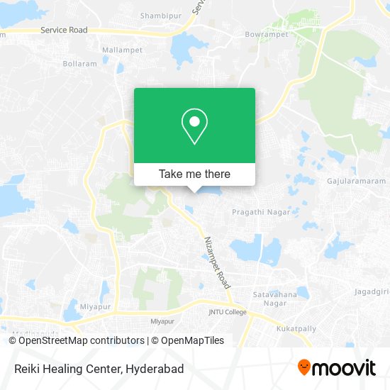 Reiki Healing Center map