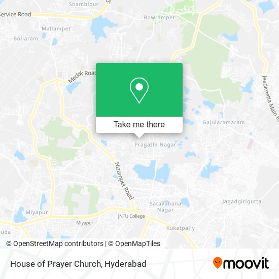 House of Prayer Church map