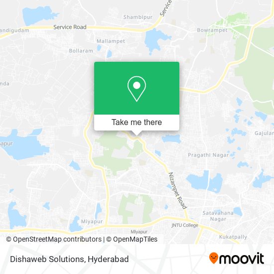 Dishaweb Solutions map