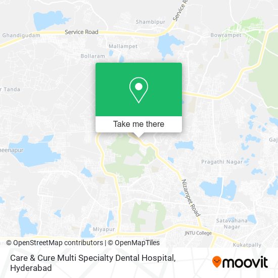 Care & Cure Multi Specialty Dental Hospital map