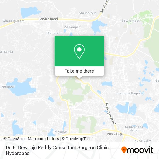 Dr. E. Devaraju Reddy Consultant Surgeon Clinic map