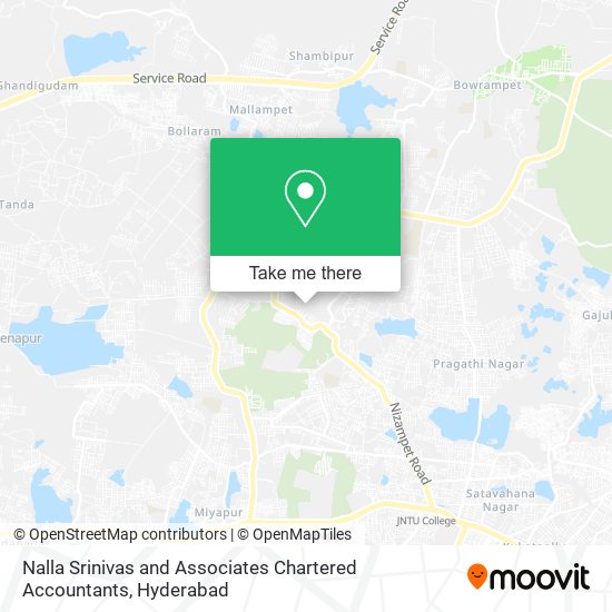 Nalla Srinivas and Associates Chartered Accountants map