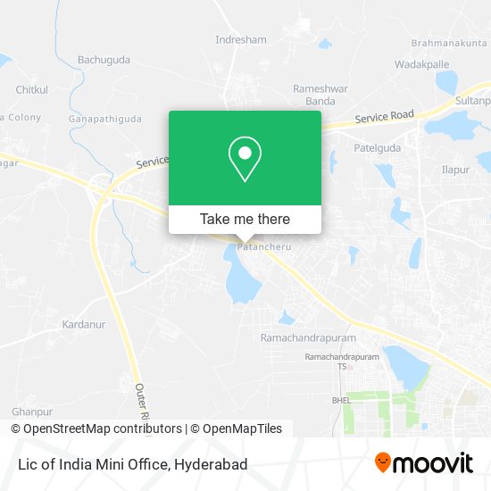 Lic of India Mini Office map