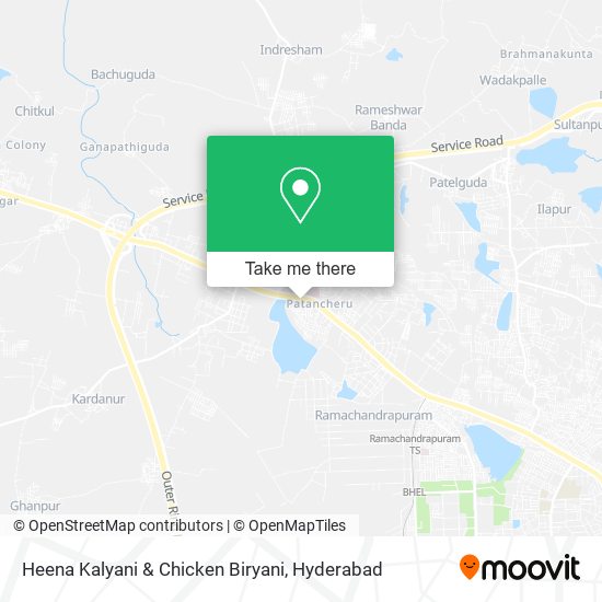 Heena Kalyani & Chicken Biryani map