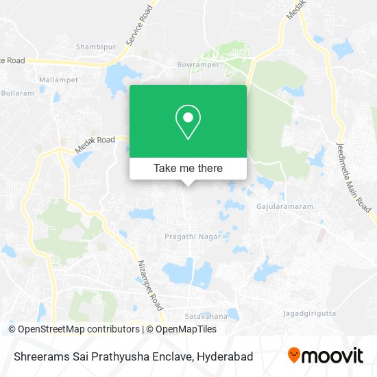 Shreerams Sai Prathyusha Enclave map