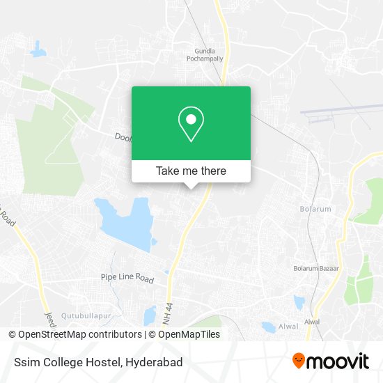 Ssim College Hostel map