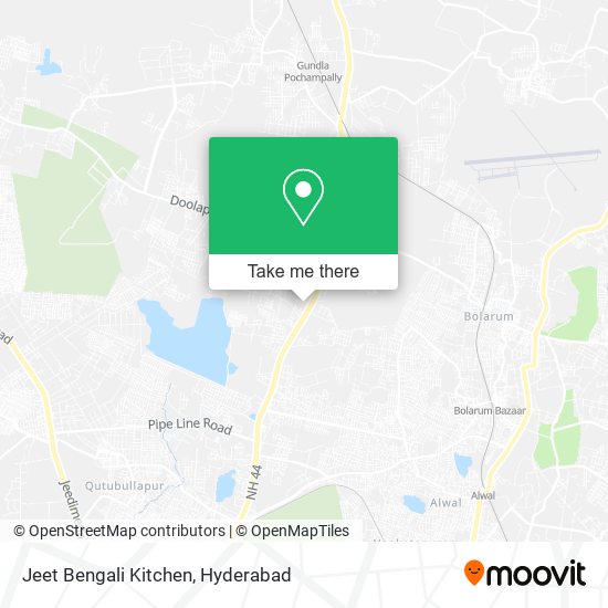 Jeet Bengali Kitchen map