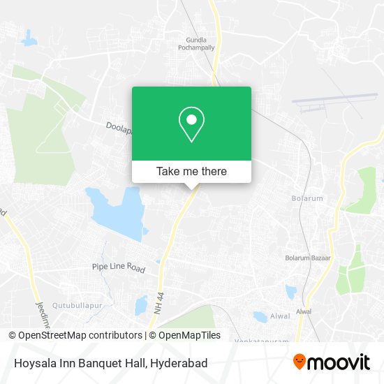 Hoysala Inn Banquet Hall map