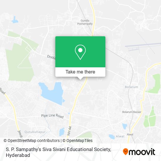 S. P. Sampathy's Siva Sivani Educational Society map