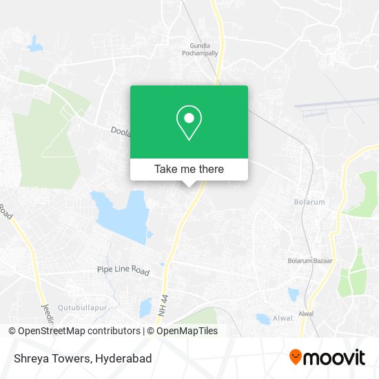 Shreya Towers map