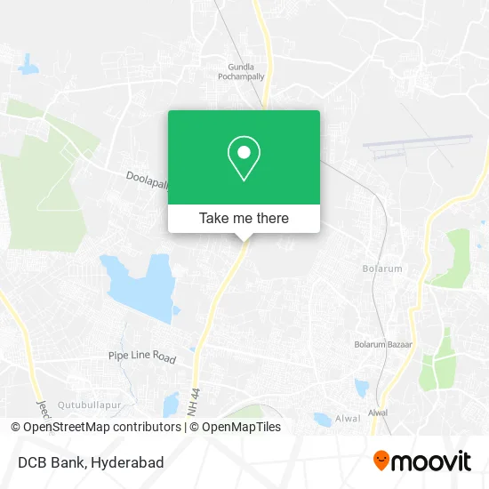 DCB Bank map