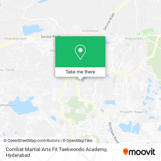Combat Martial Arts Fit Taekwondo Academy map