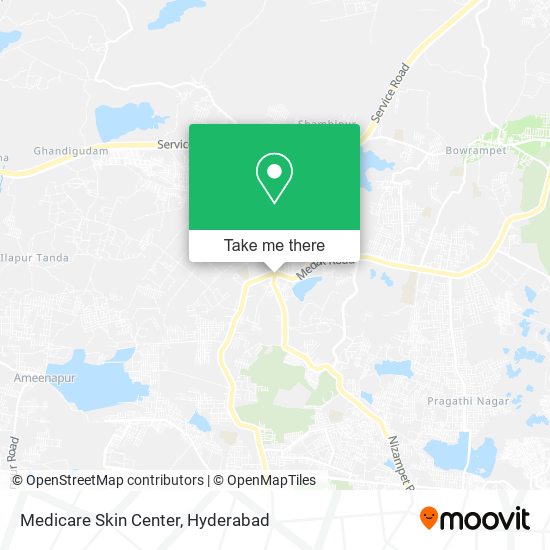 Medicare Skin Center map