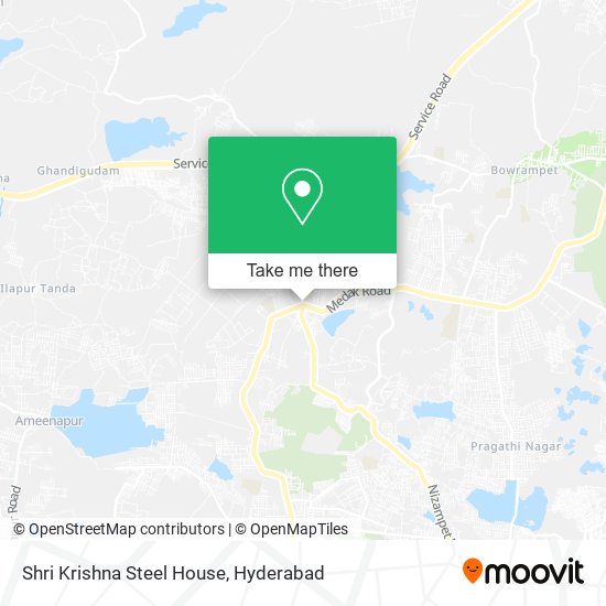 Shri Krishna Steel House map