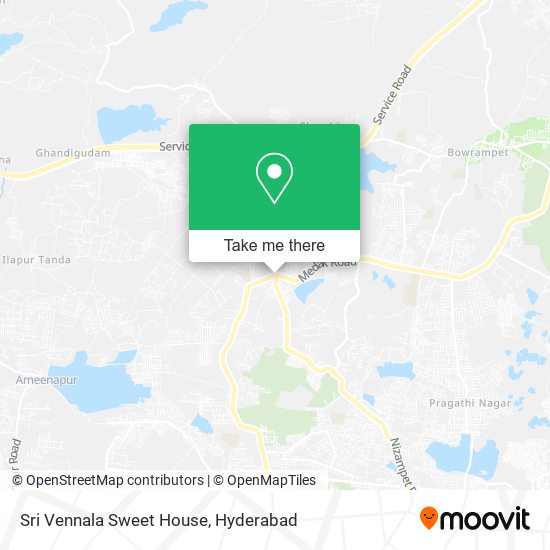 Sri Vennala Sweet House map