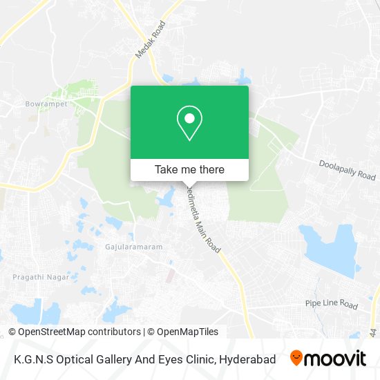 K.G.N.S Optical Gallery And Eyes Clinic map