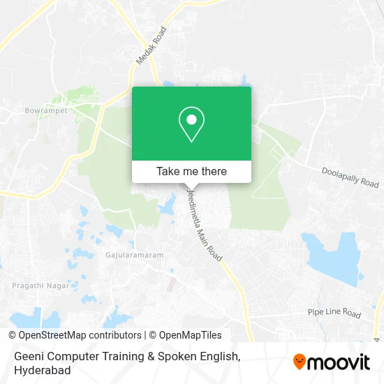 Geeni Computer Training & Spoken English map