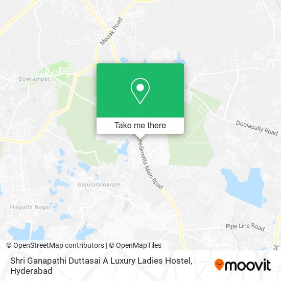 Shri Ganapathi Duttasai A Luxury Ladies Hostel map