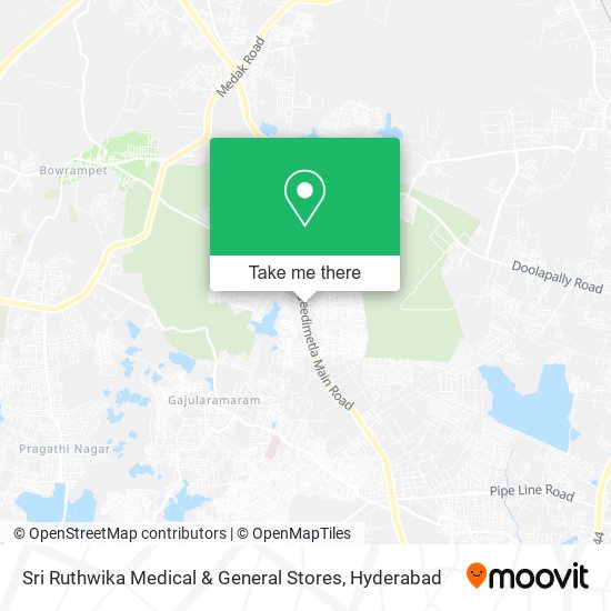 Sri Ruthwika Medical & General Stores map