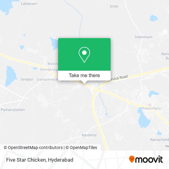 Five Star Chicken map