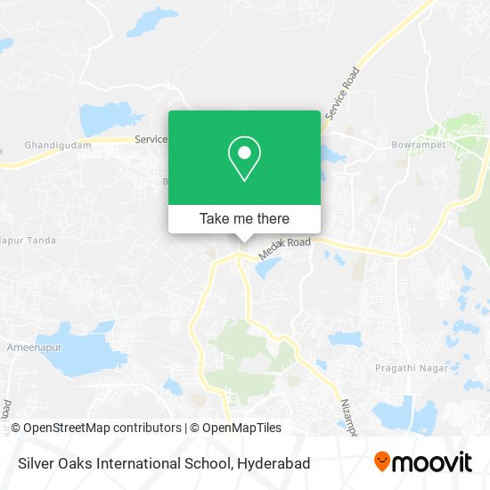 How to get to Silver Oaks International School in Medchal by Bus