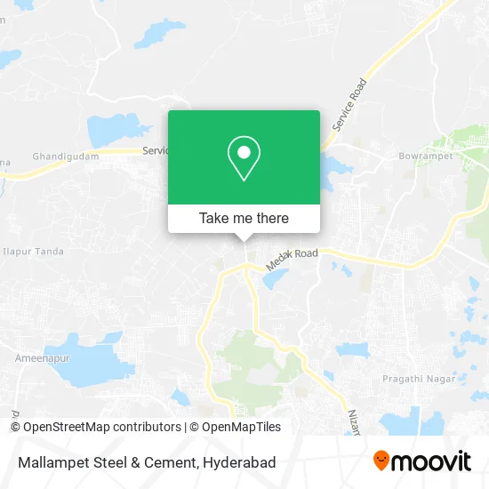 Mallampet Steel & Cement map