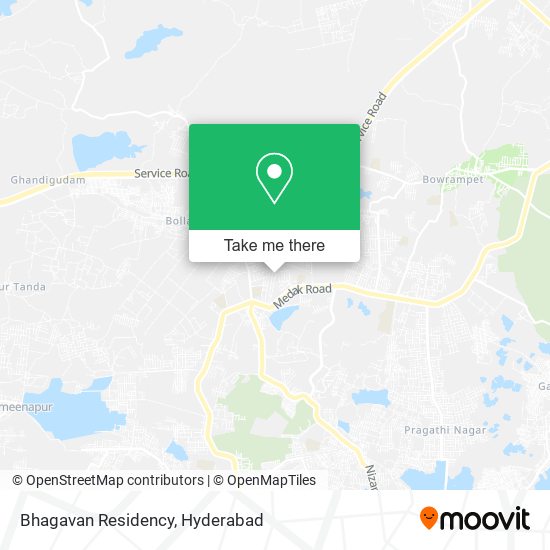 Bhagavan Residency map